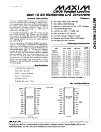 Datasheet MX7537UQ производства MAXIM